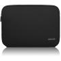 Arvok 15-15.6 Inch Laptop Sleeve Multi-Color & Size Choices Case/Water-Resistant Neoprene Notebook Computer Pocket Tablet Briefcase Carrying Bag/Pouch Skin Cover for Acer/Asus/Dell/Lenovo, Black