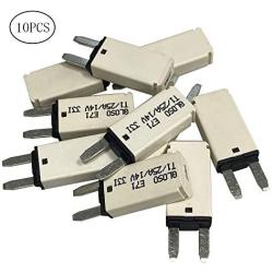 JamgoerDC 14V 10PCS Auto-Reset 25 Amp ATM Mini Circuit Breaker For Car/Truck/Boat