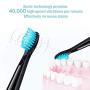 Initio Sonic Electric Toothbrush with 3 Brush Heads bundle with 300ML Water Flosser
