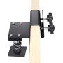 Wasserstein Gutter Mount Compatible with Ring, Arlo, Blink, Reolink Cams & Compatible Solar Panels (1 Pack, Black)