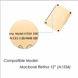 TOP CASE - Classic Series Rubberized Hard Case Compatible MacBook 12'' Retina Display Model A1534 (Release 2015) - Hot Pink