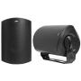 Polk Audio Atrium 6 Outdoor Speakers with Bass Reflex Enclosure (Pair, Black) - All-Weather Durability | Broad Sound Coverage | Speed-Lock Mounting System