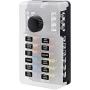 BlueFire 12 Way Blade Fuse Box Fuse Block Standard Circuit Fuse Holder with LED Light Indication & Protection Cover for Car Boat Marine Truck Vehicle SUV Yacht RV