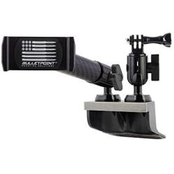 Dash Mount Cell Phone Holder Compatible with Jeep Wrangler JK and JKU (2011-2018) with 2 Ball Mounts for Action Camera and GPS Navigation Compatible with iPhone and Android Smartphones