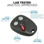 Keyless2Go Replacement for Keyless Entry Vehicles 3 Button LHJ011-Comes with Hero Touchless Key (2 Pack)