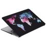 MacBook Air 13 inch Case A1369 A1466 Matte Rubberized Plastic Hard Shell Sleeve Cover World Map Pattern (Old Version 2010-2017) with Silicone Keyboard Cover Dust Brush (Map Pattern-Black)