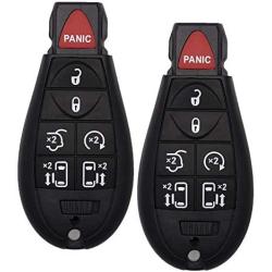 Keyless Remote Key Fob Replacement for 2008-2015 Chrysler Town and Country,2008-2014 Dodge Grand Caravan, M3N5WY783X 433MHZ,Pack of 2