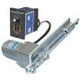 BEMONOC Upgraded Stroke 4inches 100mm Linear Actuator AC 110V Reciprocating Motor High Speed 280 RPM 15W AC Speed Controller Kits for Particle-making Experiment