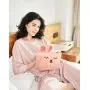 Milkycat Cute Hot Water Bottle with Cover，Portable Rechargeable Electric Hot Water Bag，Plush Bunny Hand Warmer（Winter Expressive Gift，Beige Rabbit）