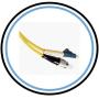 PacSatSales - Fiber Optic Patch Cable - Single Mode - SIMPLEX - OS1-9/125um (1M, FC to LC)
