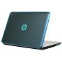 mCover iPearl Hard Shell Case for 11.6'' HP Chromebook 11 G4 EE / G5 EE laptops (Part no. V2W29UT / V2W30UT / 1FX81UT / 1FX82UT) (with Co-Molded Rubber Edges, a 180-degree Hinge) (Aqua)