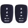 2Pcs XUHANG Sillicone key fob Skin key Cover Remote Case Protector Shell for Honda Accord sports LX Civic HR-V CR-V 4 button black 2Pcs XUHANG Sillicone key fob Skin key Cover Remote Case Protector Shell for Honda Accord sports LX Civic HR-V CR-V 4 button black