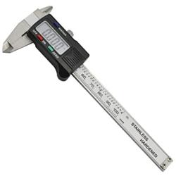 iKKEGOL Precision 100mm 4 Inch Digital Electronic Gauge Stainless Steel Vernier Caliper Micrometer (Small)