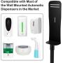 Universal Hand Sanitizer Dispenser Stand, Portable Soap Dispenser Floor Stand with Adjustble Height for School Office Hospital Lobby