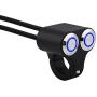 Motorcycle Handlebar Switch, 7/8inch 22mm Motorcycle Handlebar Switch Headlight Brake Fog Light ON/OFF Switch with Indicator Light(Type-c)