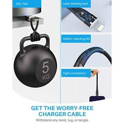 [ Apple MFi Certified ] 1Pack 16ft iPhone Charger Cord, 5M Long Lightning Cable 16 Foot, High Fast iPhone Charging Cable Cord with Metal Connector for iPhone 11/11Pro/11Max/XS/XR/XS Max/8/7/6/5S Black