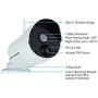 Night Owl WNVR201-42P-B 4 Channel 1080p Wireless Smart Security Hub with 2 x 1080p Infrared IP Cameras and 1 TB HDD, White