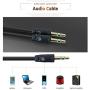 SUNYIN Electric Guitar Cable,Guitar Amp Cord 10-Feet Electric Instrument Cable Straight to Right Angle for Musical Instruments to Amp,Gold Plated 3.5mm&6.5mm Stereo Adapter,Audio Cable(Black),4 Picks