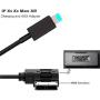 Angeliasky Newest Mercedes Benz Music Interface Charge Adapter Benz Car Charging Audio Cable, AMI MMI Media-in Aux Charge and Music Cord,Fast Charge Completely Compatible with Cell Phone (3ft/1M)