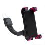 Leagway Motorcycle Phone Holder, Motorcycle Motorbike Phone Mount Holder Handlebar Compatible with 3.5-6.5 inch Samsung Galaxy S5 S6 S7 S8 S9 Nexus LG Huawei Smartphones, 360 Degree Rotation (Rose)