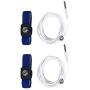 New VitaliZEN Earthing / Grounding Cords (Set of 2 Cords & 2 Wrist Straps)