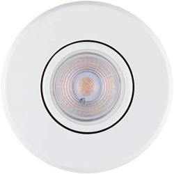 Globe Electric 90953 Recessed Lighting (10 Pack), 4'' White Round Swivel, 10 Count