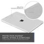 Kuzy Compatible with MacBook Pro 15 inch Case 2019 2018 2017 2016 Release A1990 A1707, Hard Plastic Shell Cover for MacBook Pro 15 case with Touch Bar Soft Touch, White