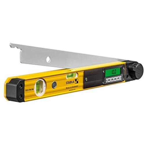 Stabila 39018 TECH 700 DA 18 Inch Digital Electronic Angle Finder, Spirit Level and Bevel Gauge