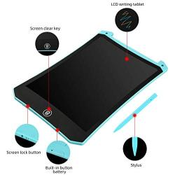 Newest LCD Writing Tablet, Electronic Digital Writing &Colorful Screen Doodle Board, Cimetech 8.5-Inch Handwriting Paper Drawing Tablet Gift for Kids and Adults at Home,School and Office (Blue)