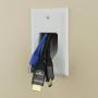 DataComm Electronics 45-0001-IV 1-Gang Recessed Low Voltage Cable Plate - Ivory
