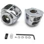 HTTMT MT265-001-CD Chrome Switch Housing Cover Compatible with 1996-2012 Harley Sportster 1996-2012 Harley Dyna 1996-2010 Harley Softail 2002-2012 Harley V-Rod