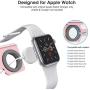 OMOTON Adjustable Apple Watch Stand, Triunity Charging Dock For iWatch, AirPod and iPhone 11/XR/XS/6/7/8 Plus/12 Pro Max, Original Apple Watch Magnetic Charging Cable Required, Rose Gold