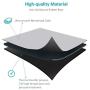 VicTsing Mouse Pad with Stitched Edge, Premium-Textured Mouse Mat, Non-Slip Rubber Base Mousepad for Laptop, Computer & PC, 10.2×8.3×0.08 inches, Grey