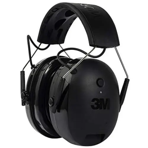 3M WorkTunes Connect + Gel Ear Cushions Hearing Protector with Bluetooth Technology, Ear protection for mowing, snowblowing, construction, work shops