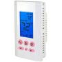 KING K702E-2 SimplStat Electronic Line Voltage Thermostat with Programmable Presets, 208/240V, 16A, Double Pole