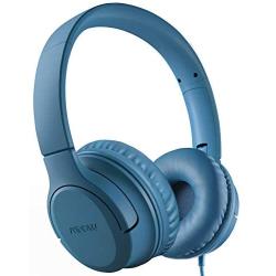 Kids Headphones, Mpow CHE2 Wired Headphones for Kids Teens, Children Headphones with Volume Limit, Foldable Adjustable On Ear Headphones for School, Travel, Compatible with Cellphones, Tablets, PC