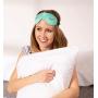 Bucky Ultralight Comfortable Contoured Travel and Sleep Eye Mask, Aqua Eyelash, One Size