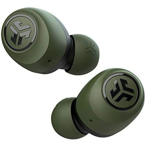 JLab Audio Go Air True Wireless Bluetooth Earbuds + Charging Case | Green | Dual Connect | IP44 Sweat Resistance | Bluetooth 5.0 Connection | 3 EQ Sound Settings: JLab Signature, Balanced, Bass Boost