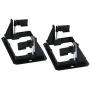 iMBAPrice LV1-2PK Single Gang (1-Gang) Low Voltage Mounting Bracket - Black (Pack of 2)