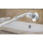 Scrubtastic Electric Power Shower Tile Scrubber - Rechargeable Cleaning Wand - Measures 36'' Long