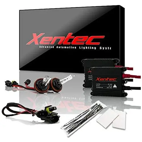 Xentec H11 (H8/H9) 6000K HID xenon bulb x 1 pair bundle with 2 x 35W Digital Slim Ballast (Ultra White)