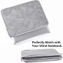 PU Leather Padded Laptop Bag HBLOOMYST 13 14 15 Inch Frosted Protective Notebook Sleeve Computer Case Cover