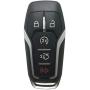 Smart Key Fob Shell Case Fit for Ford Fusion Mustang Explorer Edge 5 Buttons Keyless Entry Remote Key Fob Cover Housing (Black) Smart Key Fob Shell Case Fit for Ford Fusion Mustang Explorer Edge 5 Buttons Keyless Entry Remote Key Fob Cover Housing (Black)
