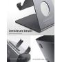 Lamicall Cell Phone Stand, Phone Dock : Cradle, Holder, Stand, Compatible with Phone 12 Mini 11 Pro Xs Xs Max Xr X 8 7 6 6s Plus 5 5s 5c All Android Smartphone Charging, Accessories Desk - Gray