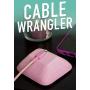 Smartish Cable Wrangler - Magnetic Cable Manager & Cord Organizer for Desk or Nightstand (Silk) - Im Blushing