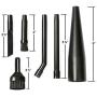 WORKSHOP Wet/Dry Vacs Multi-Fit Wet Dry Vacuum Accessories VT1215 Vacuum Micro Cleaning Kit Vacuum Attachments For Compact Wet Dry Shop Vacuum, Black, 1-(Pack),6