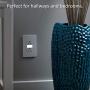 Legrand radiant Adjustable LED Night Light Outlet, Nightlight Electrical Outlets, Tamper Resistant, Safe for Kids, White, NTL885TRWCC6