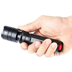 E1 LED Flashlight-1200 Lumens 5 Modes Zoomable Handheld IP67 Water Resistant Conveniently Packed Best Camping Hiking Outdoor Emergency Flash light (3A Batteries Included) …