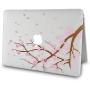 LuvCase 5in1 Laptop Case for Old Mac Pro 13'' (CD Drive, 2008-2012) A1278 Hard Shell Cover, Sleeve, USB Hub 3.0, Keyboard Cover & Screen Protector (Cartoon Cherry Blossom)