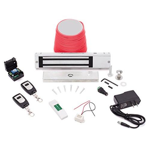 Electric Magnetic Lock 600lbs. and Wireless Remote System : Standard Buzz In Lock Kit : By TOLEDO